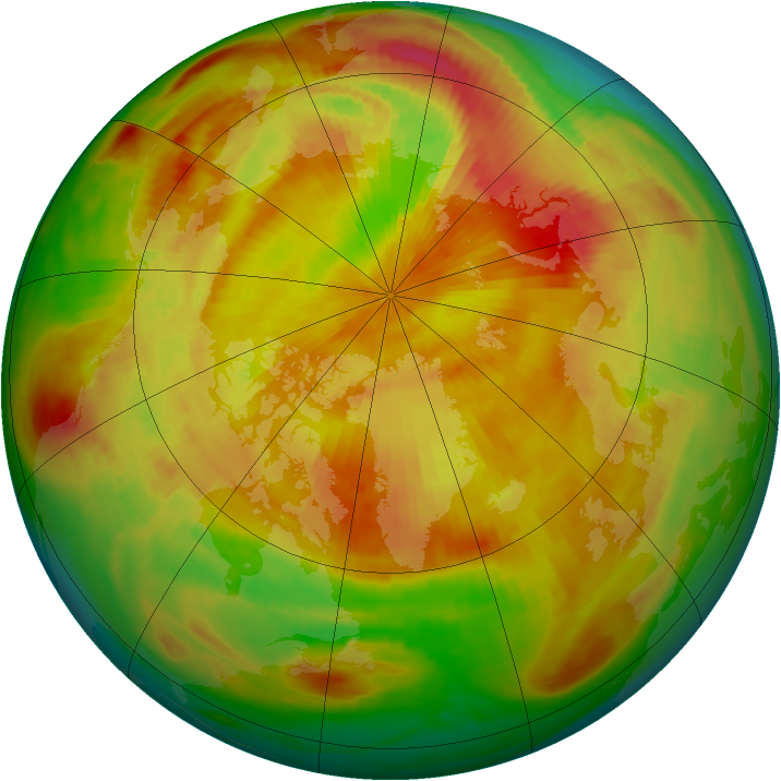 Arctic ozone map for 04 May 1988